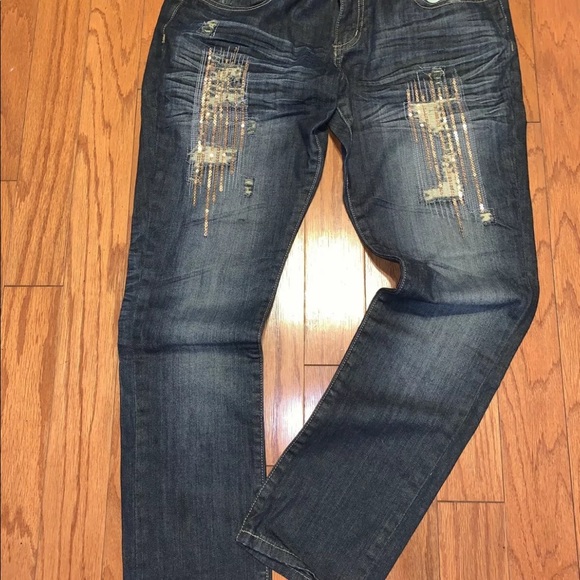 Flare Leg Skinny Jeans - Picture 4 of 7